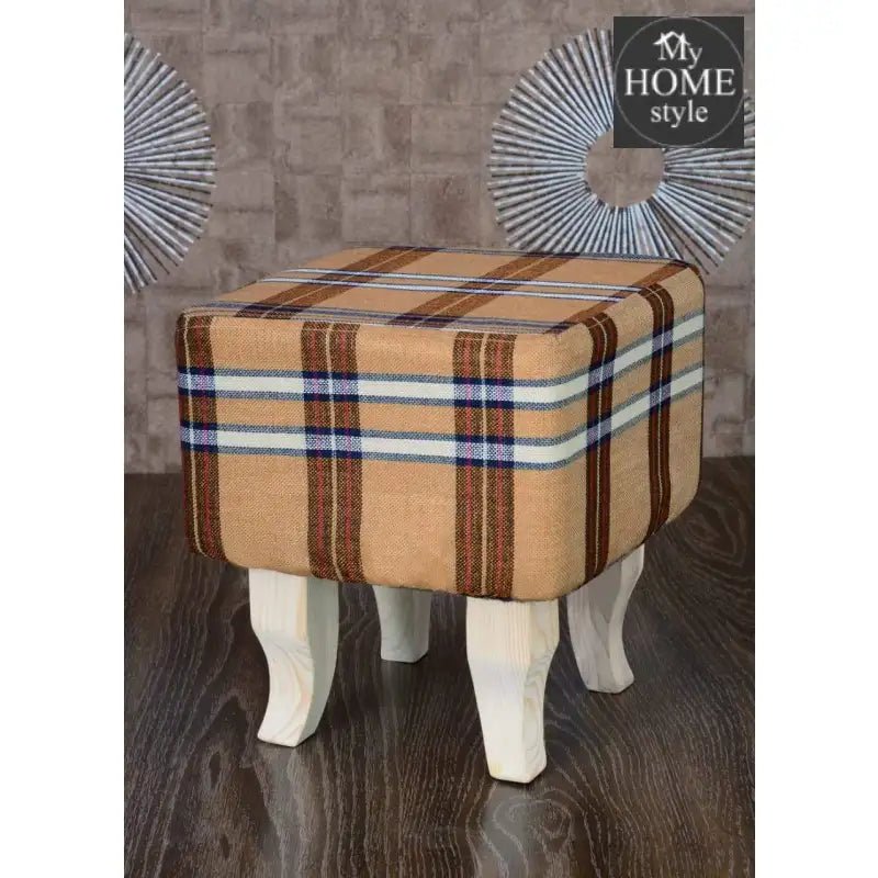 Wooden stool Square Shape - 40 V - myhomestyle.pk
