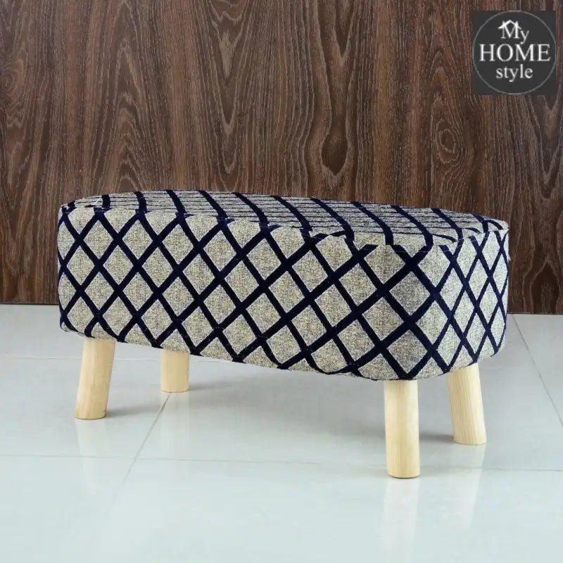 Wooden stool Two Seater - 108 Blue - myhomestyle.pk