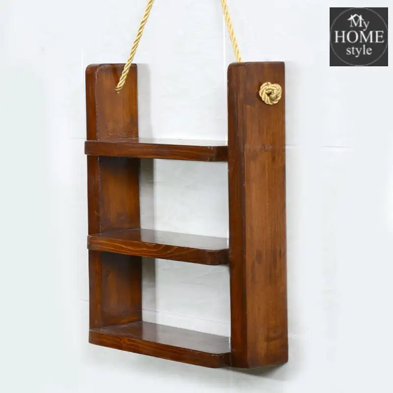 Wooden Yun wall shelf - myhomestyle.pk