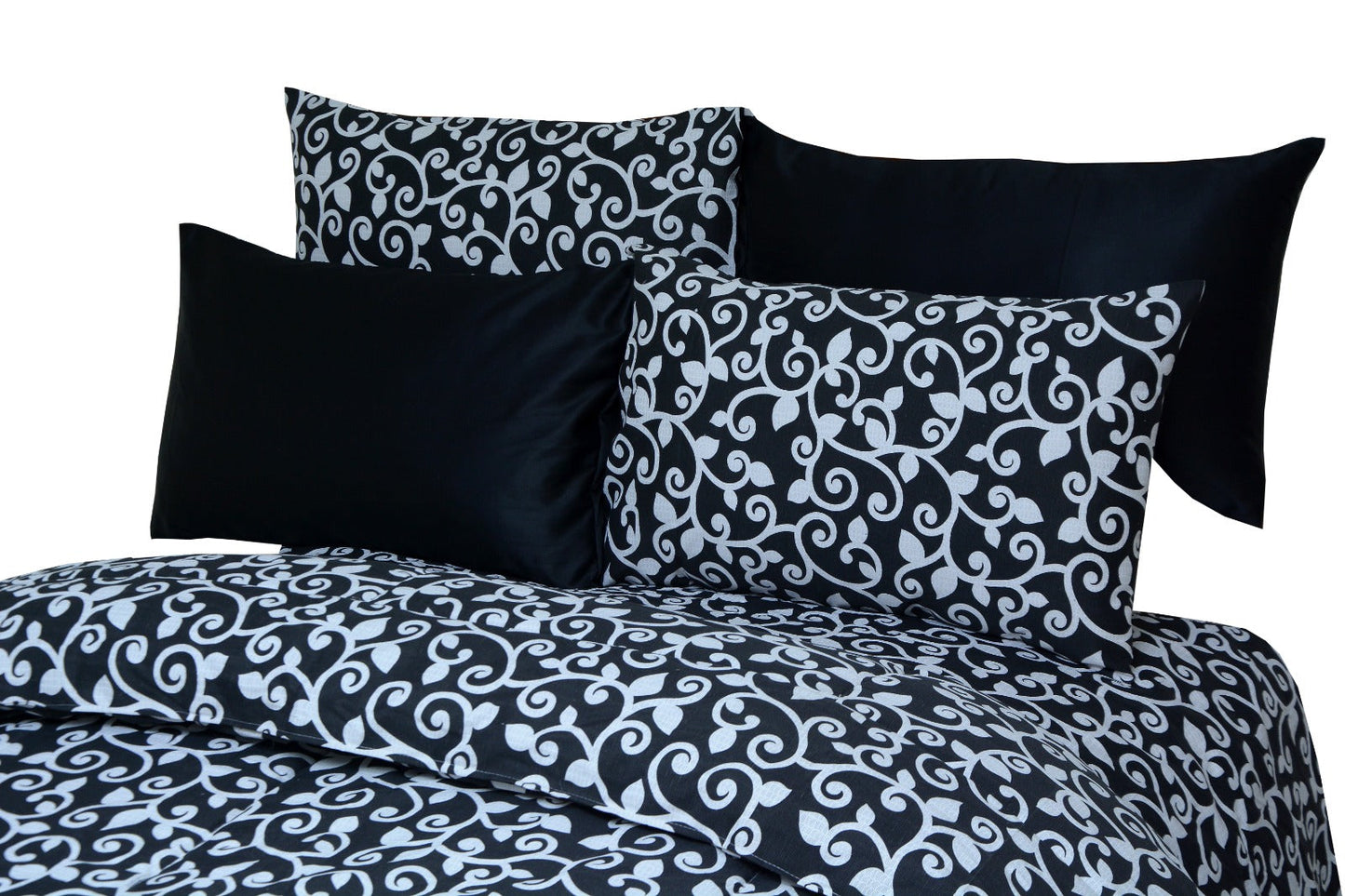 6 Pcs Luxury Printed Comforter Set - 1217