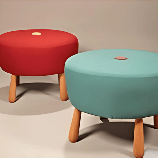 1 Seater Elegant Round Stool - 1502 - myhomestyle.pk