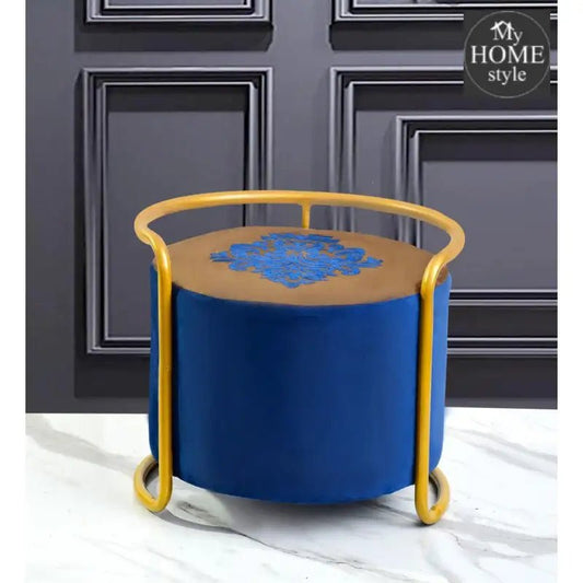 1 Seater Luxury Puffy Stool - 1186 - myhomestyle.pk