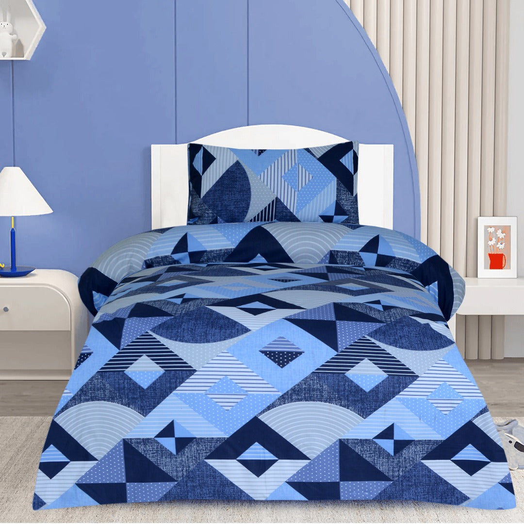 2 Pcs Printed Bed Sheet MHS-1181