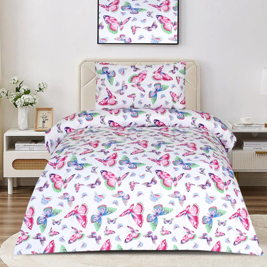 2 Pcs Printed Bed Sheet MHS-1055