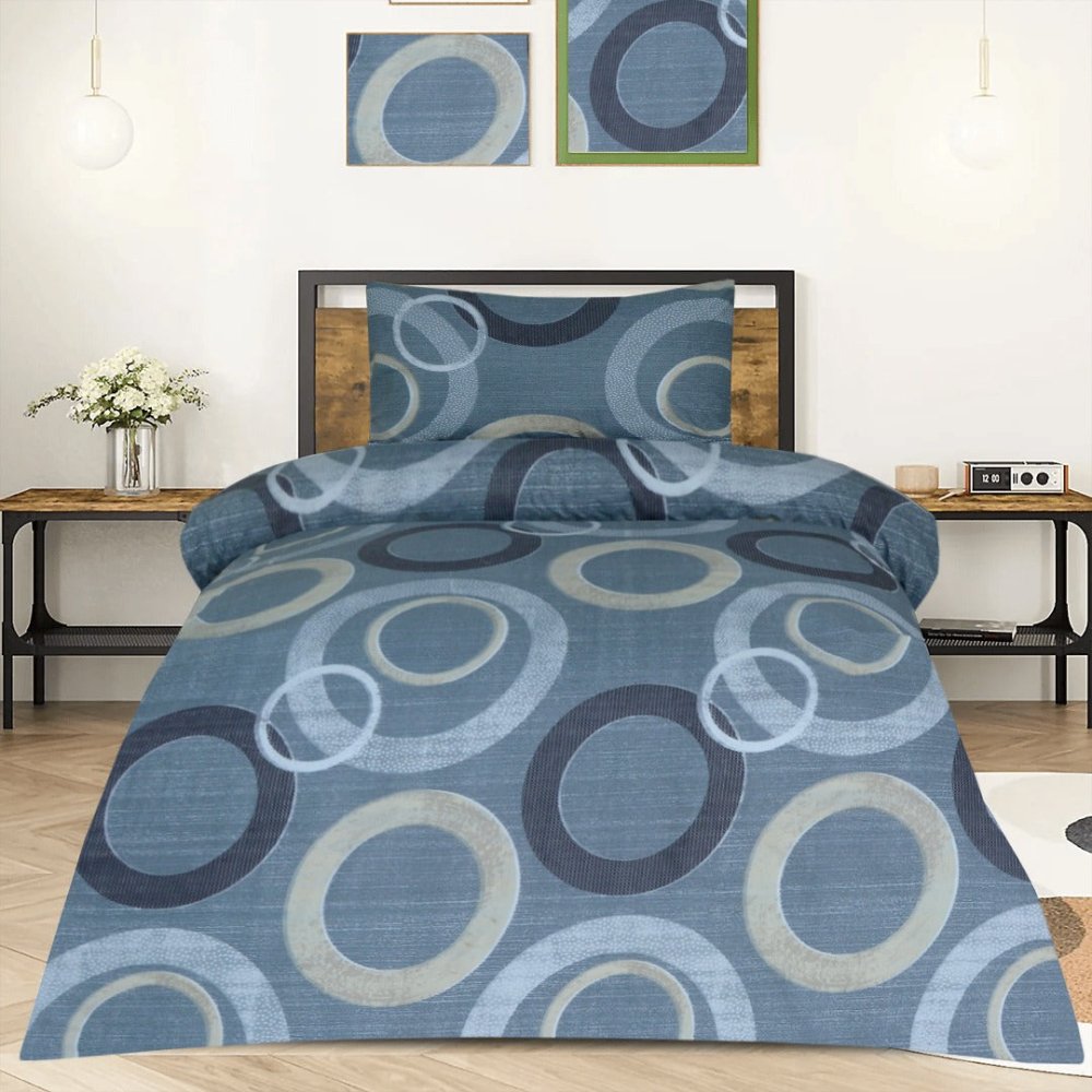 2 Pcs Printed Bed Sheet MHS - 1103 - myhomestyle.pk