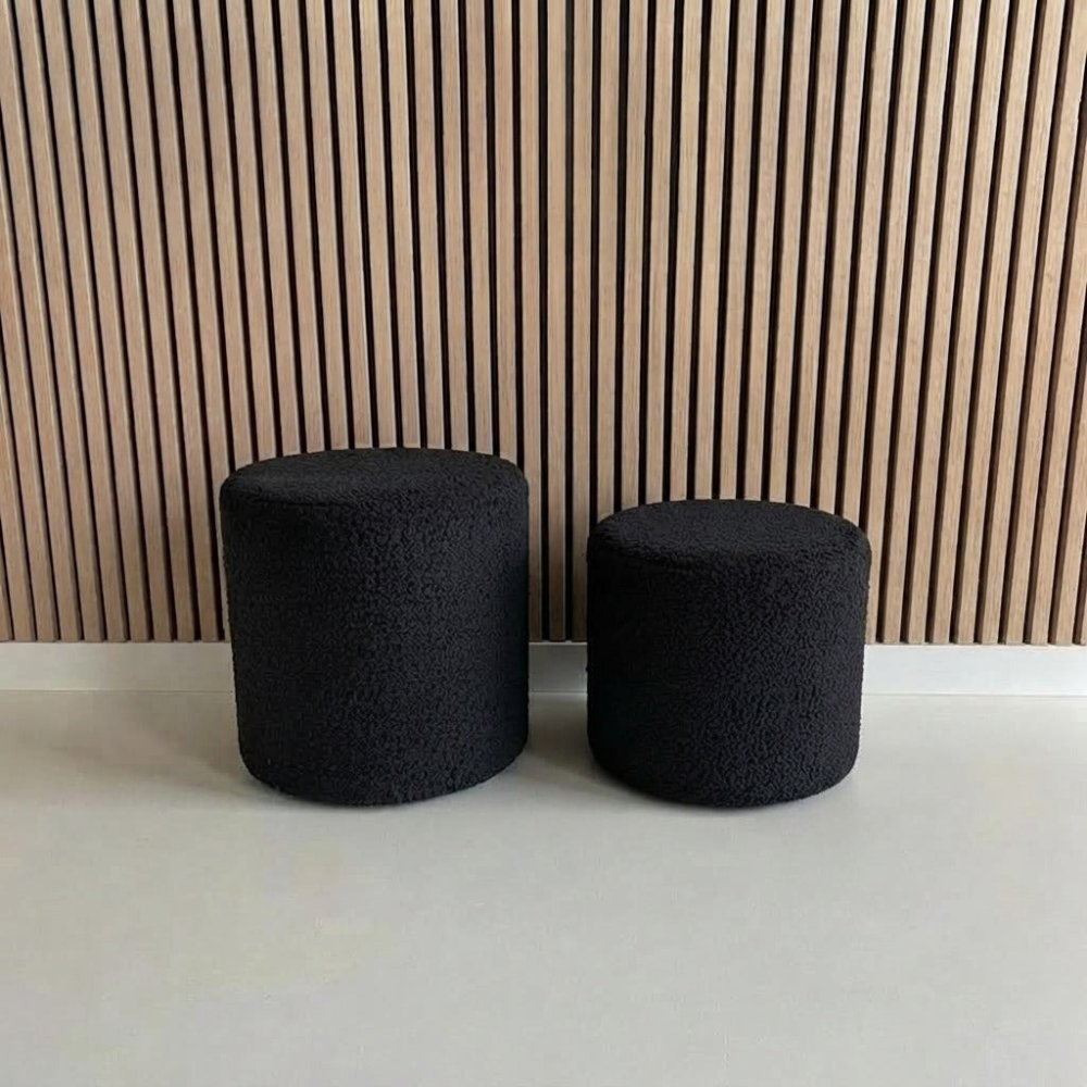 2 Pcs Round Booklay Stools - 1591 - myhomestyle.pk