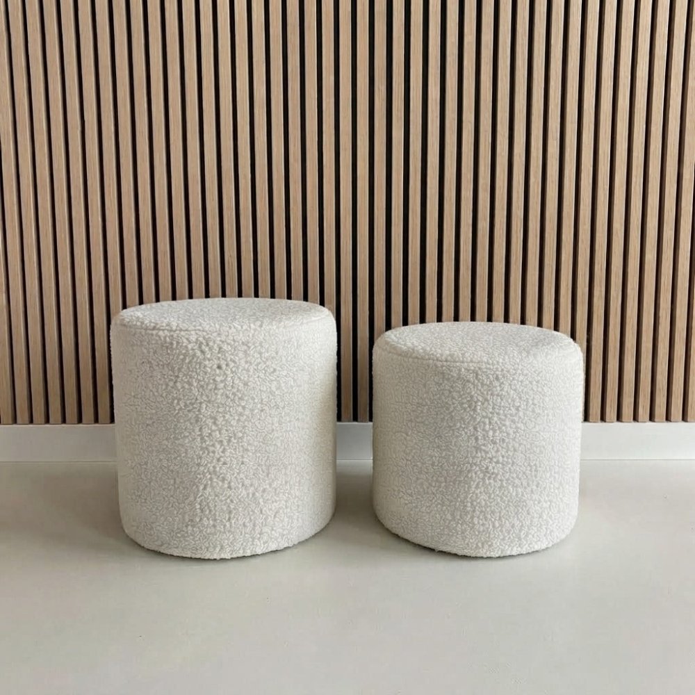 2 Pcs Round Booklay Stools - 1591 - myhomestyle.pk