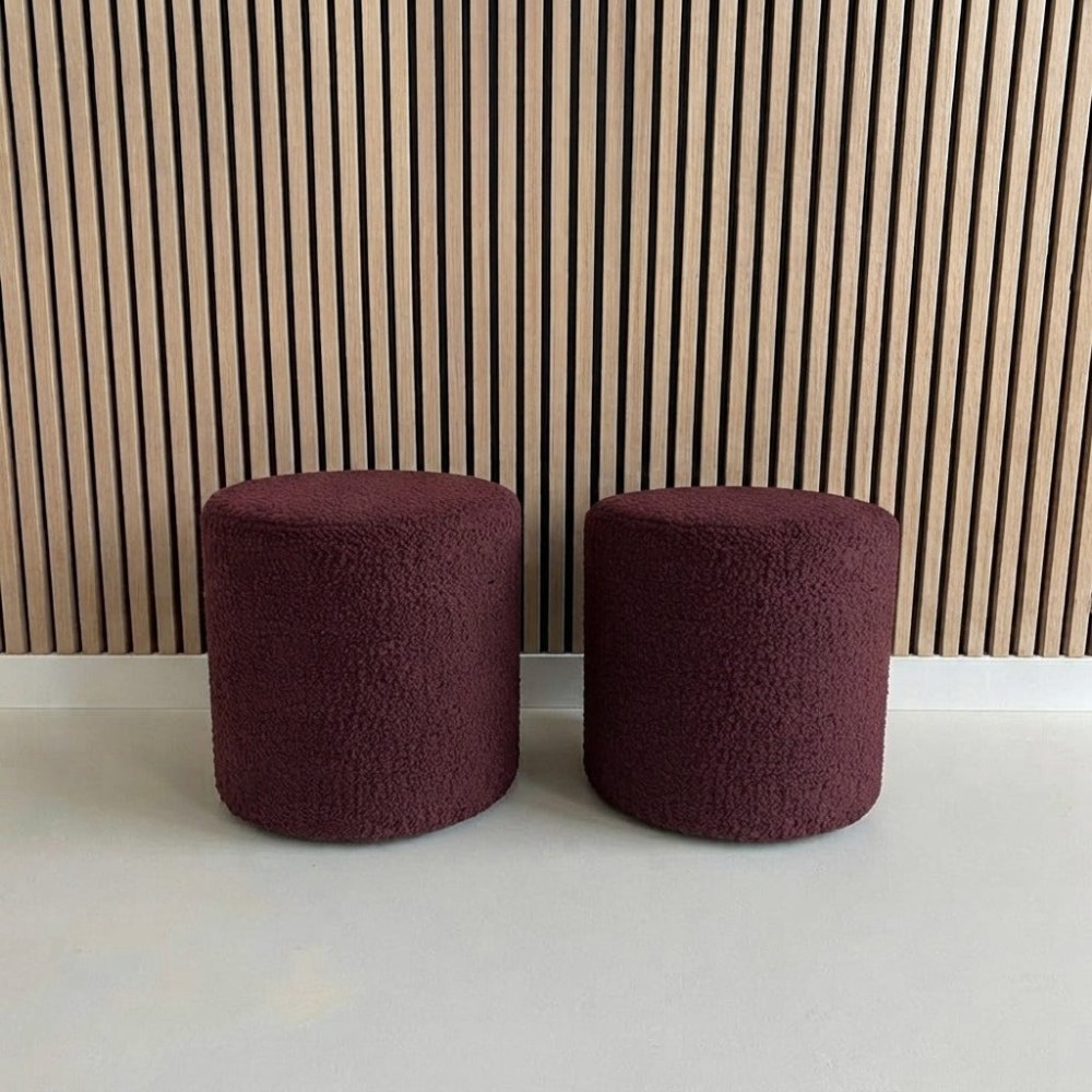 2 Pcs Round Booklay Stools - 1591 - myhomestyle.pk