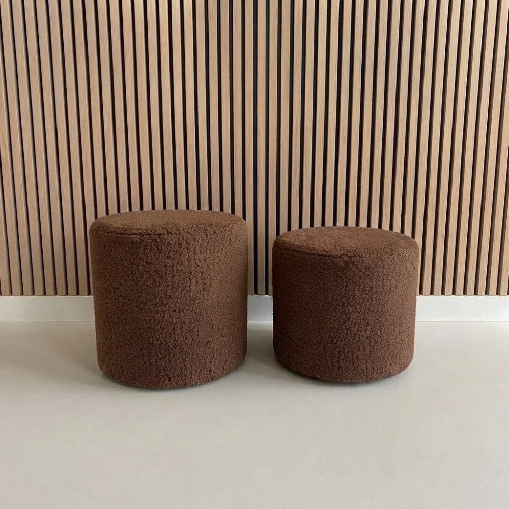 2 Pcs Round Booklay Stools - 1591 - myhomestyle.pk