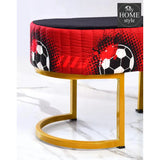 2 Seater Luxury Printed Stool With Steel Stand -1165 - myhomestyle.pk