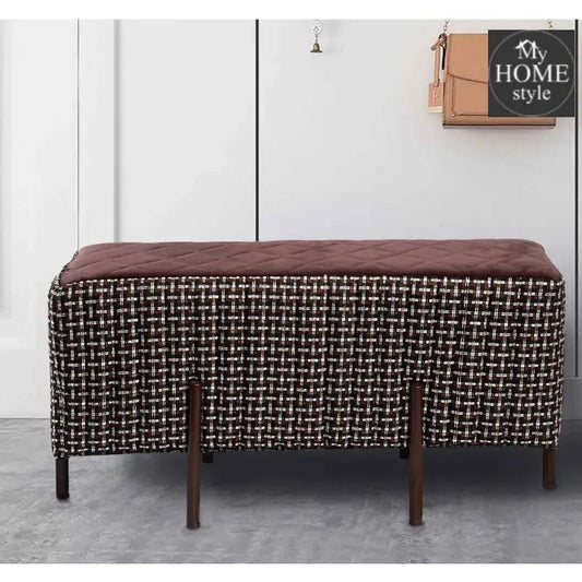 2 Seater Luxury Stool With Steel Stand - 1148 - myhomestyle.pk