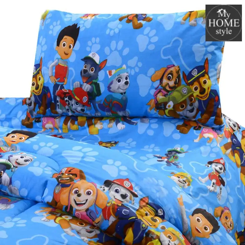 3 Pc's Kids Printed Comforter Set -02 - myhomestyle.pk
