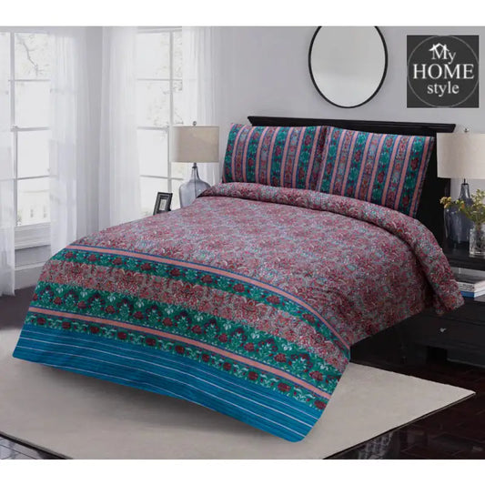 3 Pcs Premium Printed Bed Sheet Mhs-853 Bedsheets