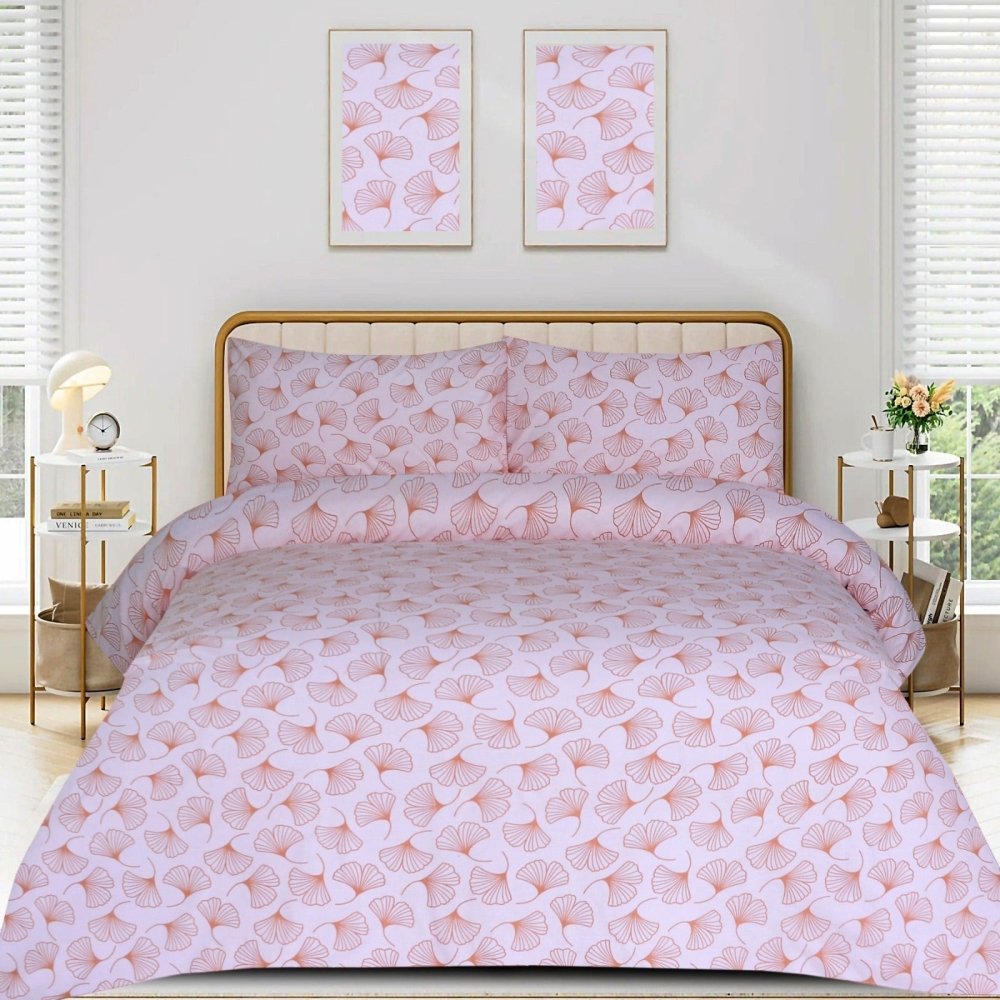 3 Pcs Printed Bed Sheet MHS - 1116 - myhomestyle.pk