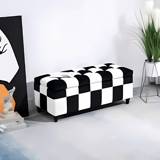 3 Seater Chess Comfy Storage Box - 1520 - myhomestyle.pk