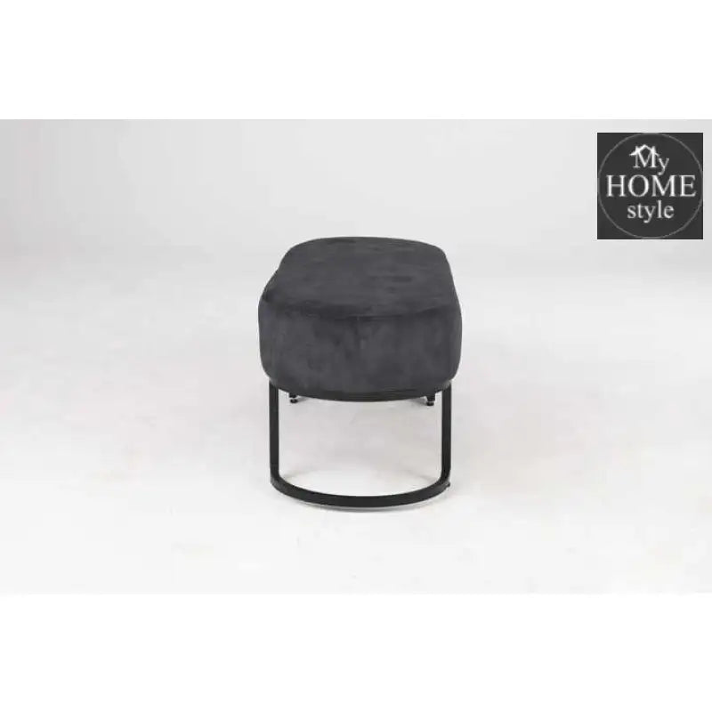 3 Seater Luxury Velvet Stool With Golden Steel Stand -1109 - myhomestyle.pk