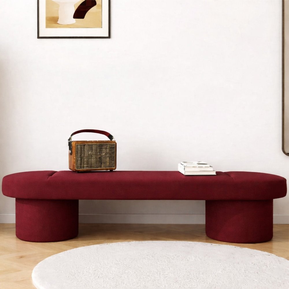 3 Seater Revive Velvet Luxury Stool - 1521 - myhomestyle.pk