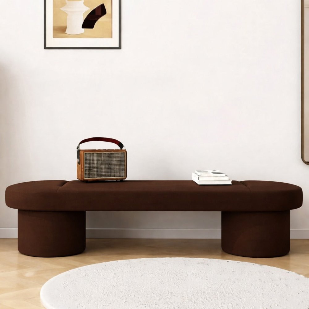 3 Seater Revive Velvet Luxury Stool - 1521 - myhomestyle.pk