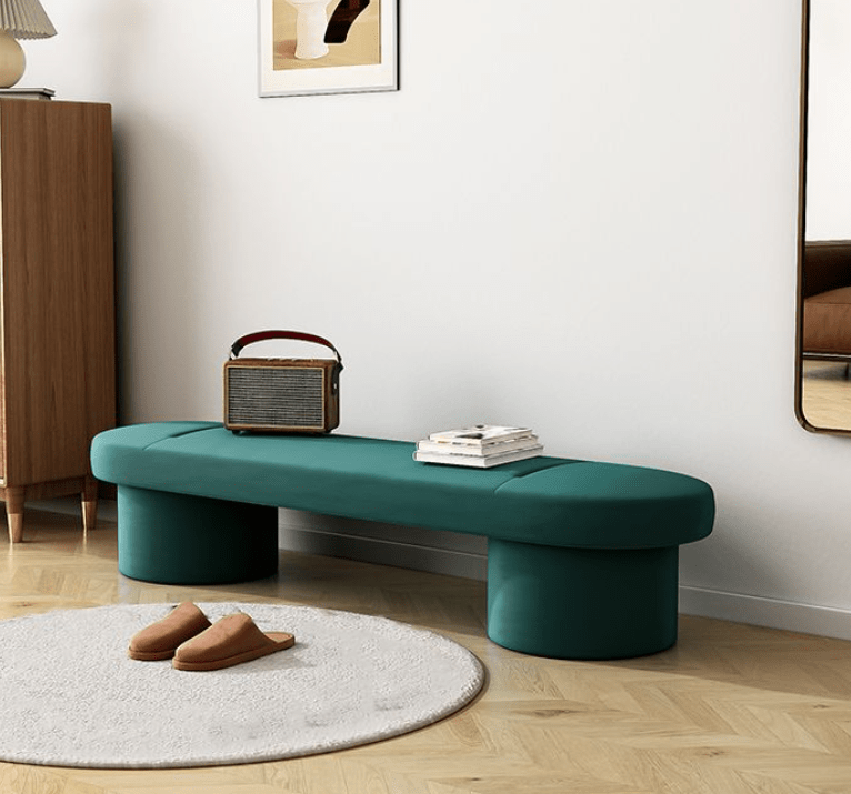 3 Seater Revive Velvet Luxury Stool - 1521 - myhomestyle.pk