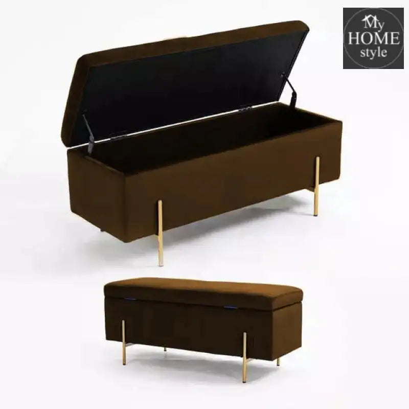3 Seater Storage Box With Steel Stand- 961 - myhomestyle.pk