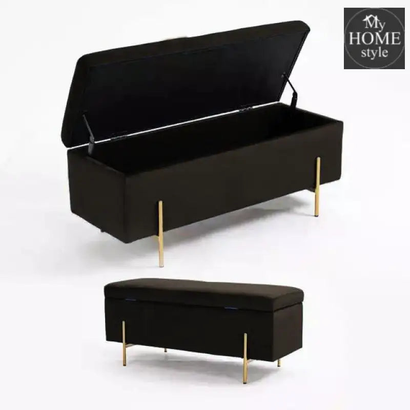 3 Seater Storage Box With Steel Stand- 962 - myhomestyle.pk