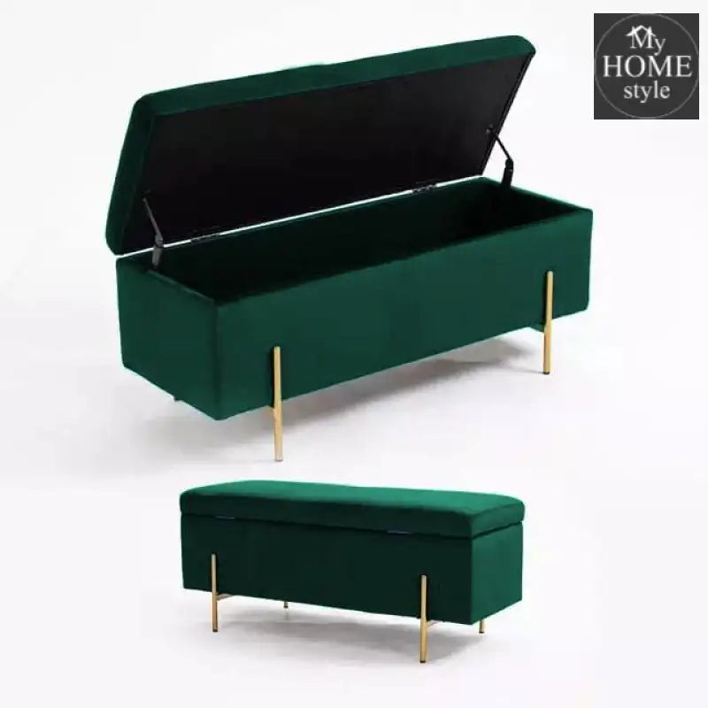3 Seater Storage Box With Steel Stand- 963 - myhomestyle.pk