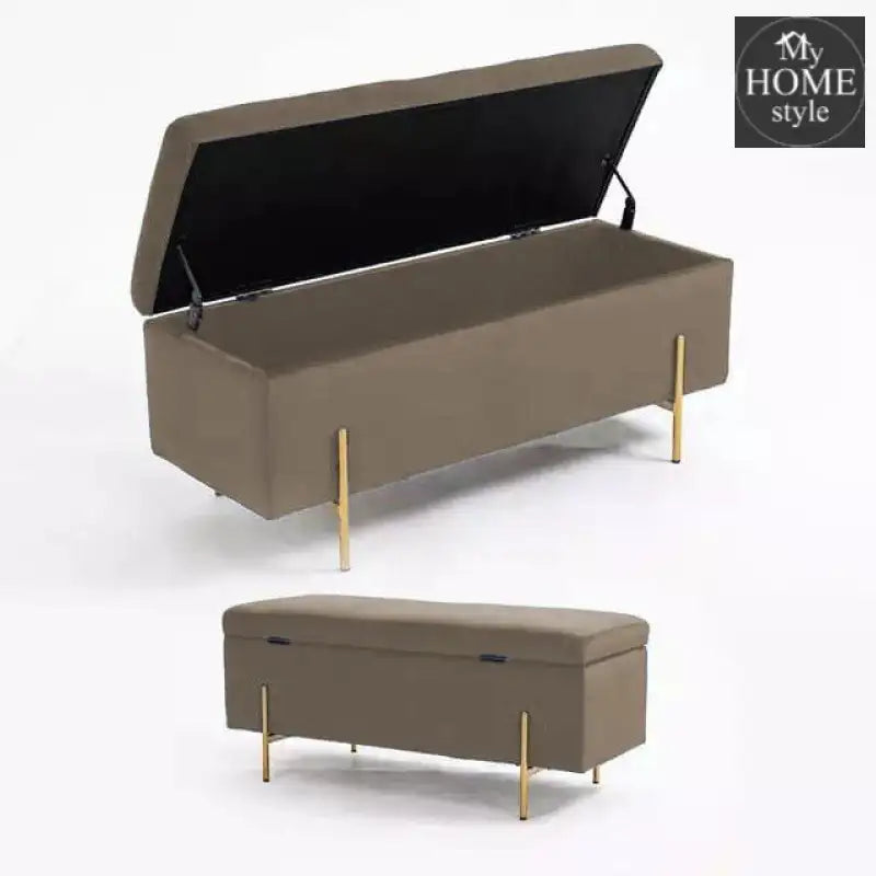 3 Seater Storage Box With Steel Stand- 965 - myhomestyle.pk