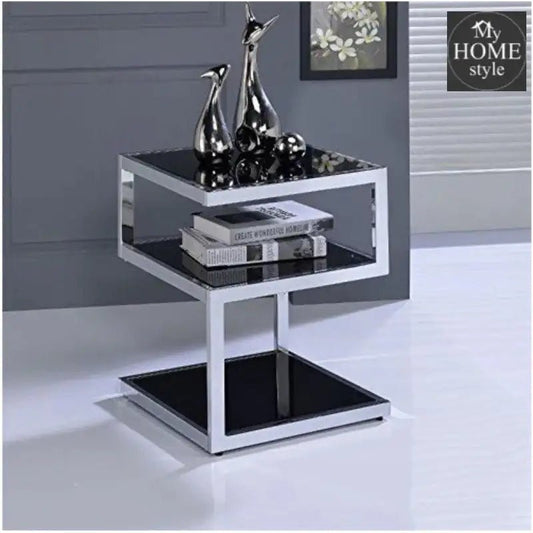 3 - Tier Alyea End Table, MDF Top - myhomestyle.pk