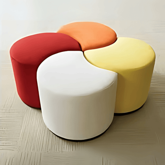 4 Seater Stylish Round Stool - 1511 - myhomestyle.pk