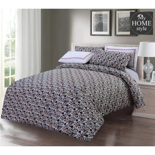 5 Pcs Baratta Printed Bed Sheet MHS - 508 - myhomestyle.pk