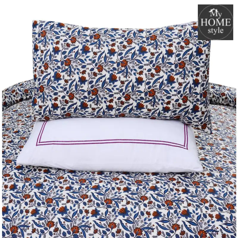 5 Pcs Baratta Printed Bed Sheet MHS-508 - myhomestyle.pk