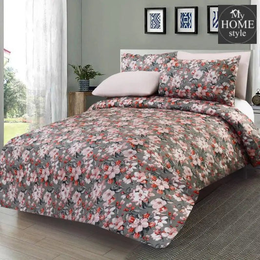 5 Pcs Printed Bed Sheet MHS - 488 - myhomestyle.pk