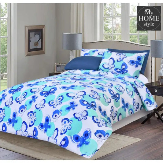 5 Pcs Printed Bed Sheet MHS - 612 - myhomestyle.pk