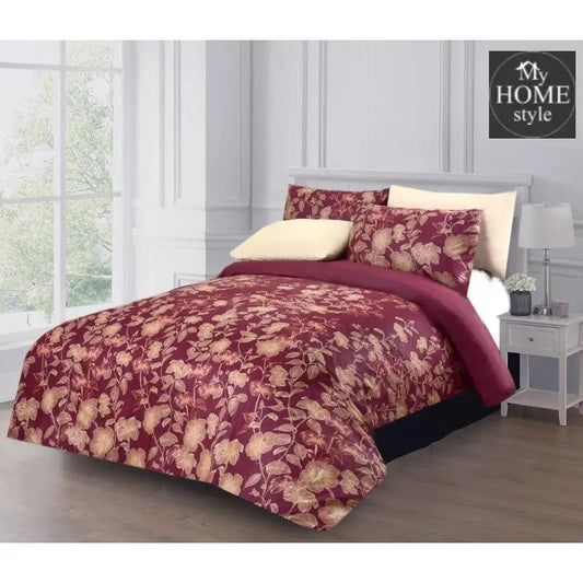 5 Pcs Printed Bed Sheet MHS - 634 - myhomestyle.pk