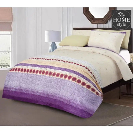 5 Pcs Printed Bed Sheet MHS - 643 - myhomestyle.pk