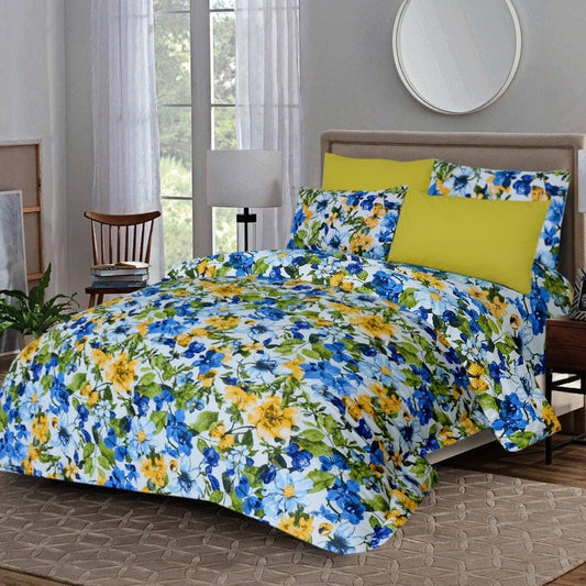 6 Pcs Luxury Printed Comforter Set - 1215 - myhomestyle.pk