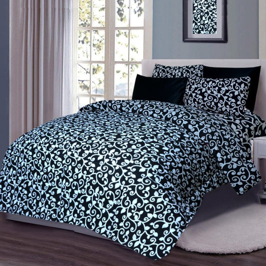 6 Pcs Luxury Printed Comforter Set - 1217 - myhomestyle.pk