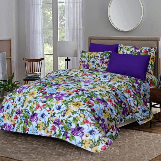 6 Pcs Luxury Printed Comforter Set - 1224 - myhomestyle.pk