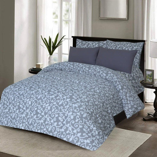 6 Pcs Luxury Printed Comforter Set - 1233 - myhomestyle.pk