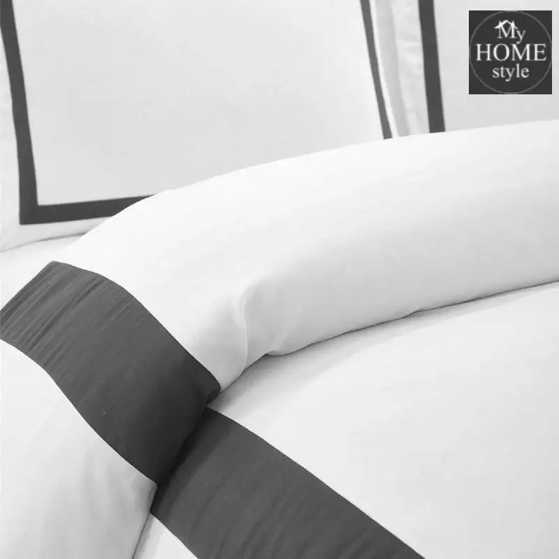 6 Pcs Mitered Corner Sateen Duvet Set - myhomestyle.pk