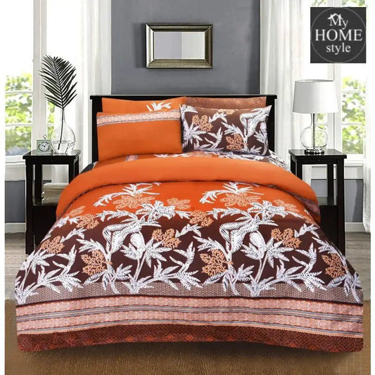 6 Pc's Printed Duvet Cover Set - myhomestyle.pk