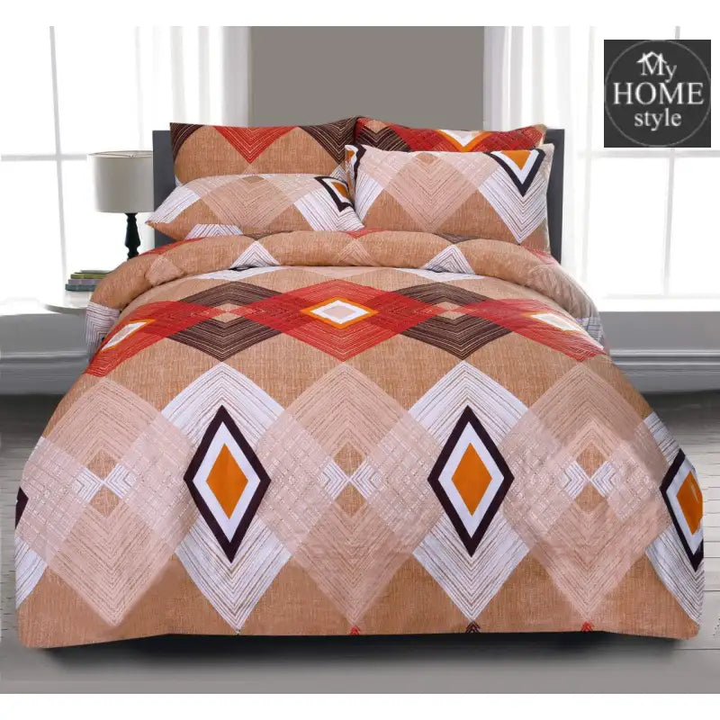6 Pc's Printed Duvet Cover Set - myhomestyle.pk