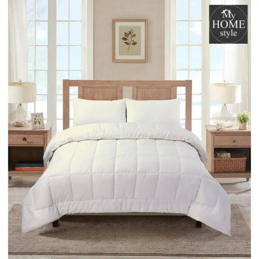 6 Pcs White Summer Comforter King - myhomestyle.pk