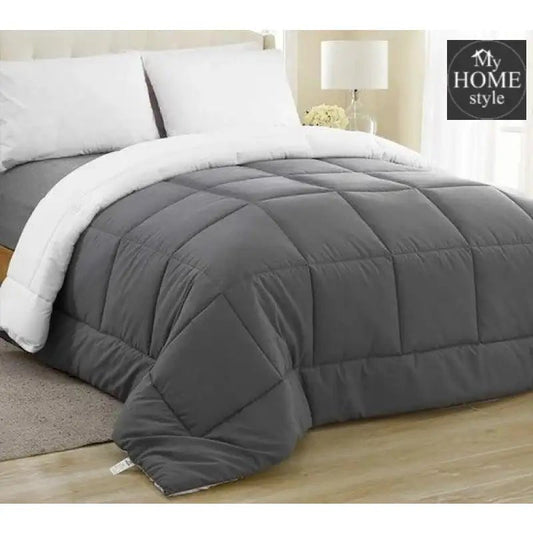 6 Piece Summer Comforter set Grey & White - myhomestyle.pk