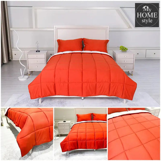 6 Piece Summer Comforter set Orange - myhomestyle.pk