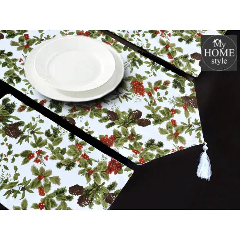 7 pcs Printed Table Runner Set With Place Mats 06 - myhomestyle.pk