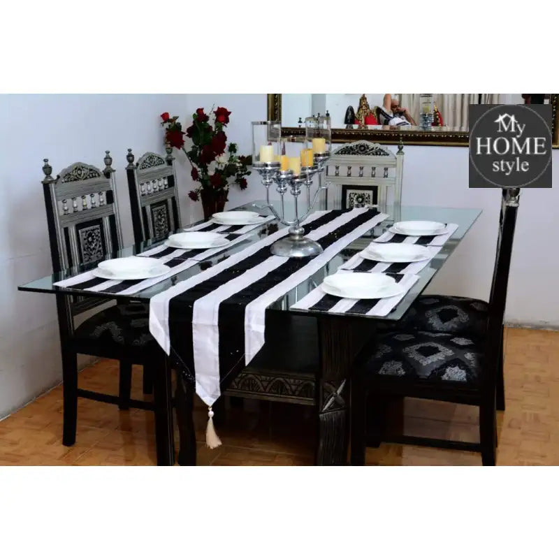 7 pcs Table Runner Set With Place Mats - myhomestyle.pk