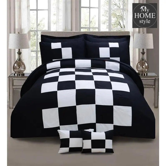 8 Pcs Chess Duvet Set - myhomestyle.pk