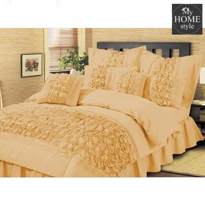8 Pcs Embellished Comforter set - myhomestyle.pk