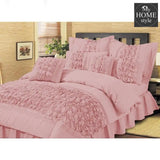 8 Pcs Embellished Comforter Set - myhomestyle.pk